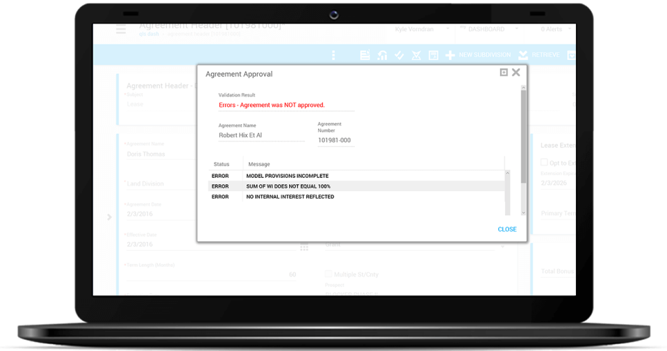 screenshot of My Quorum Land
